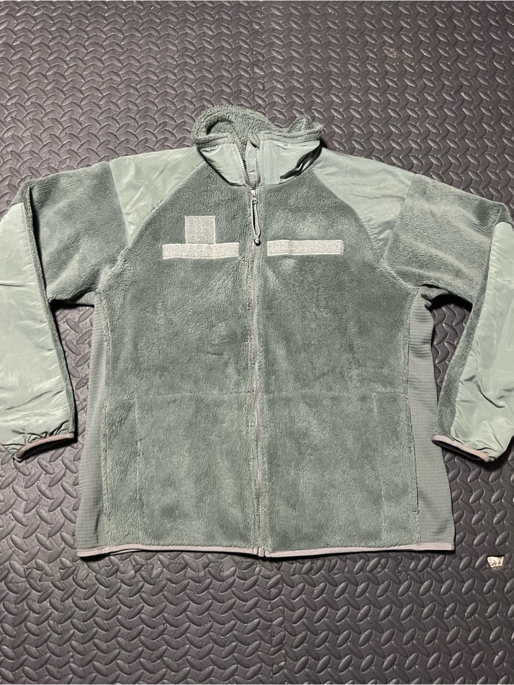 Men's Full-Zip Fleece Jacket in Sage Green